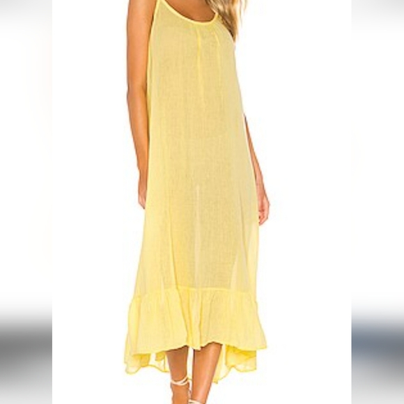 7Agosto Dresses & Skirts - NWT.7 Agosto Yellow Casual Dress.Made In Italy
